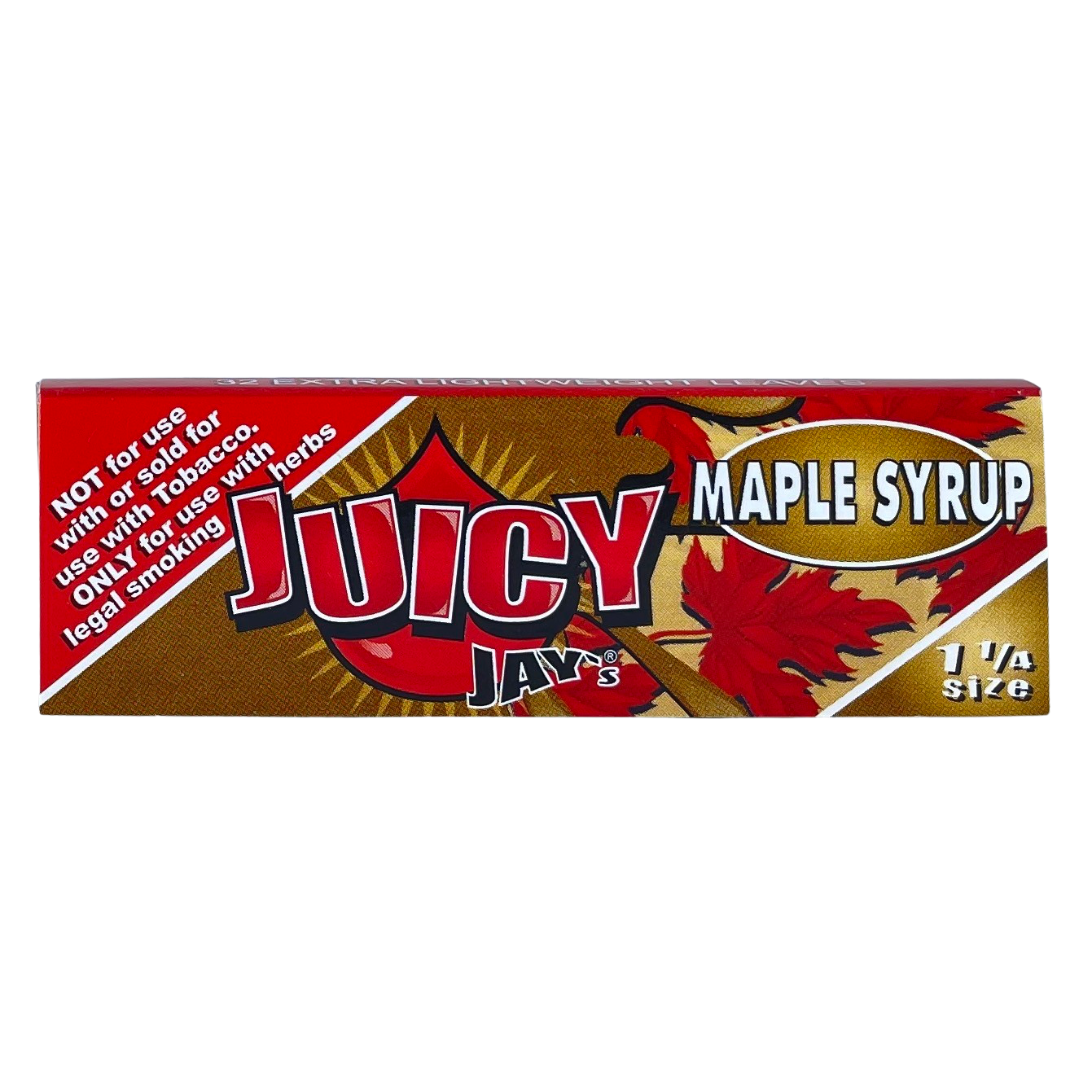 Photograph of product: Juicy Jays Maple Syrup Flavored Papers 1 