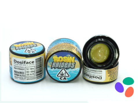 Photograph of product: Cherry Cookies (H) Cold Cure ROSIN 2g - Rosin Raiders