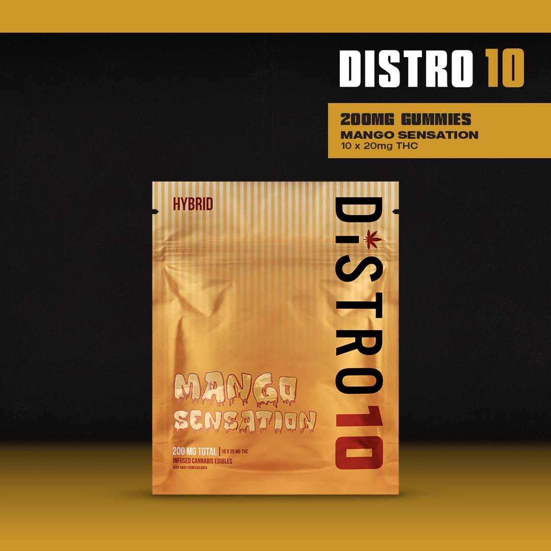 Photograph of product: DISTRO 10 - MANGO SENSATION - 200MG