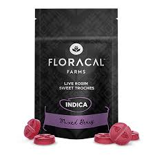 Photograph of product: Mixed Berry Live Rosin Troches | 10mg/10pk (100mg)