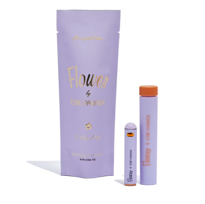 Photograph of product: Edie Parker Vape Disposable 0.5g- Lavender Vanilla (Goodnight)