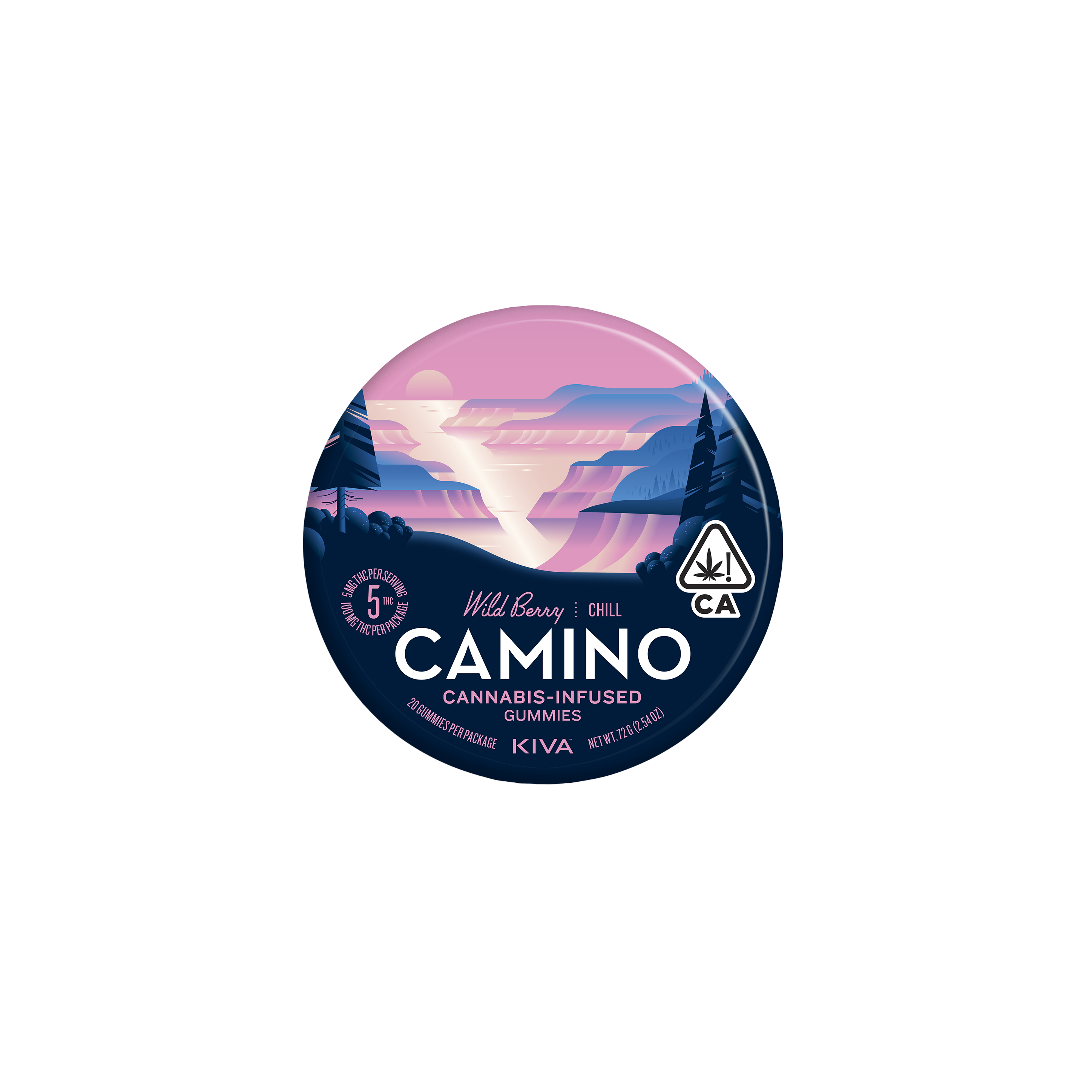 Photograph of Product: Camino - Chill - Wild Berry - Gummy - 20ct - 100mg