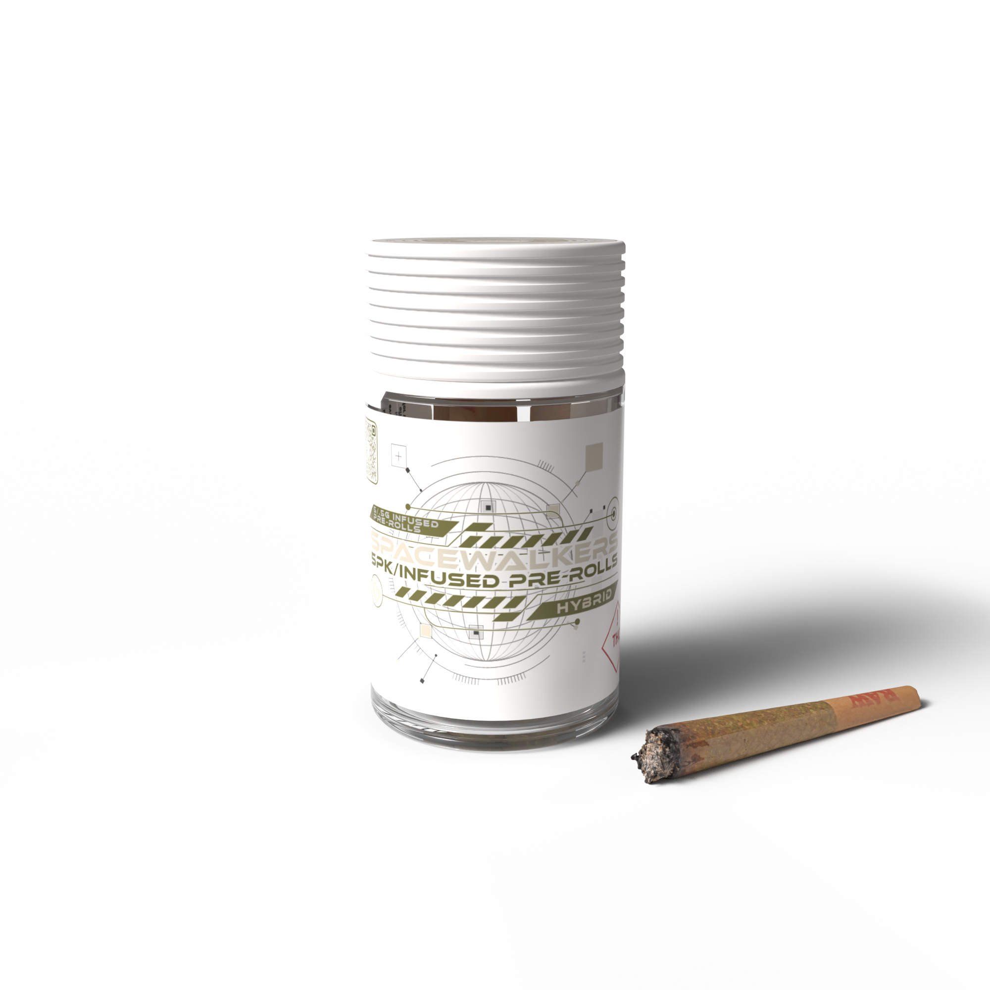 Photograph of product: Spacewalkers- 5 Pack- Infused Hybrid Pre-rolls