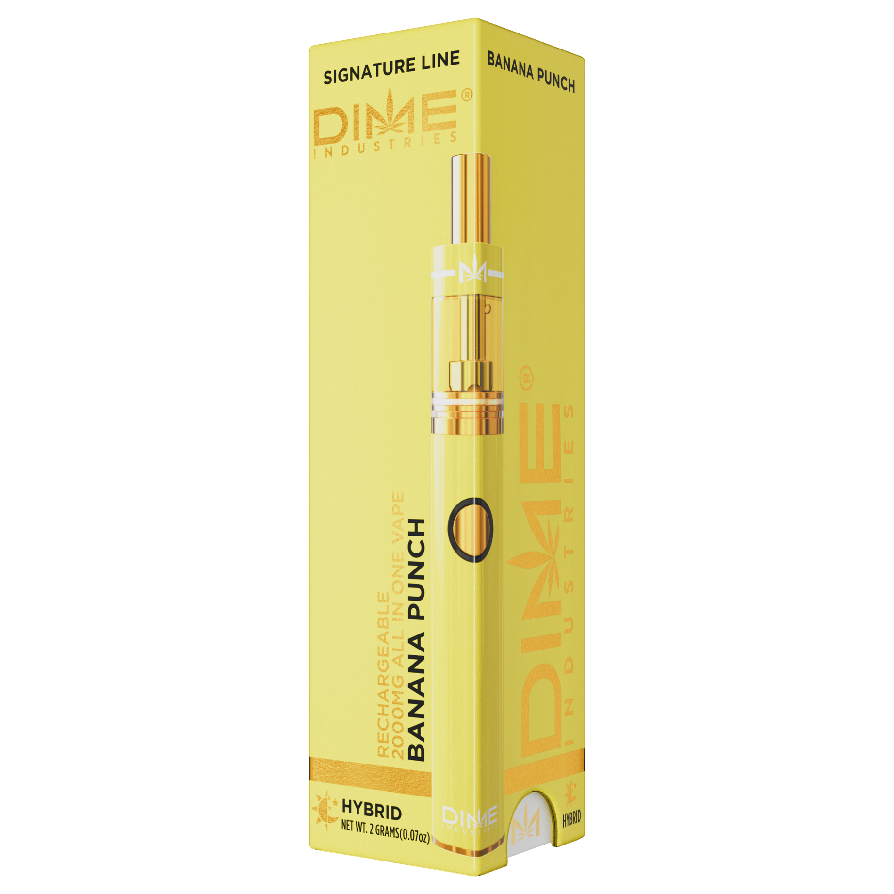 Photograph of product: Dime Signature All-In-One Disposables - Banana Punch