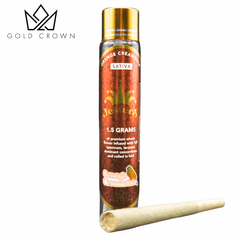 Photograph of product: Jesters - Infused Preroll - Orange Creamsicle
