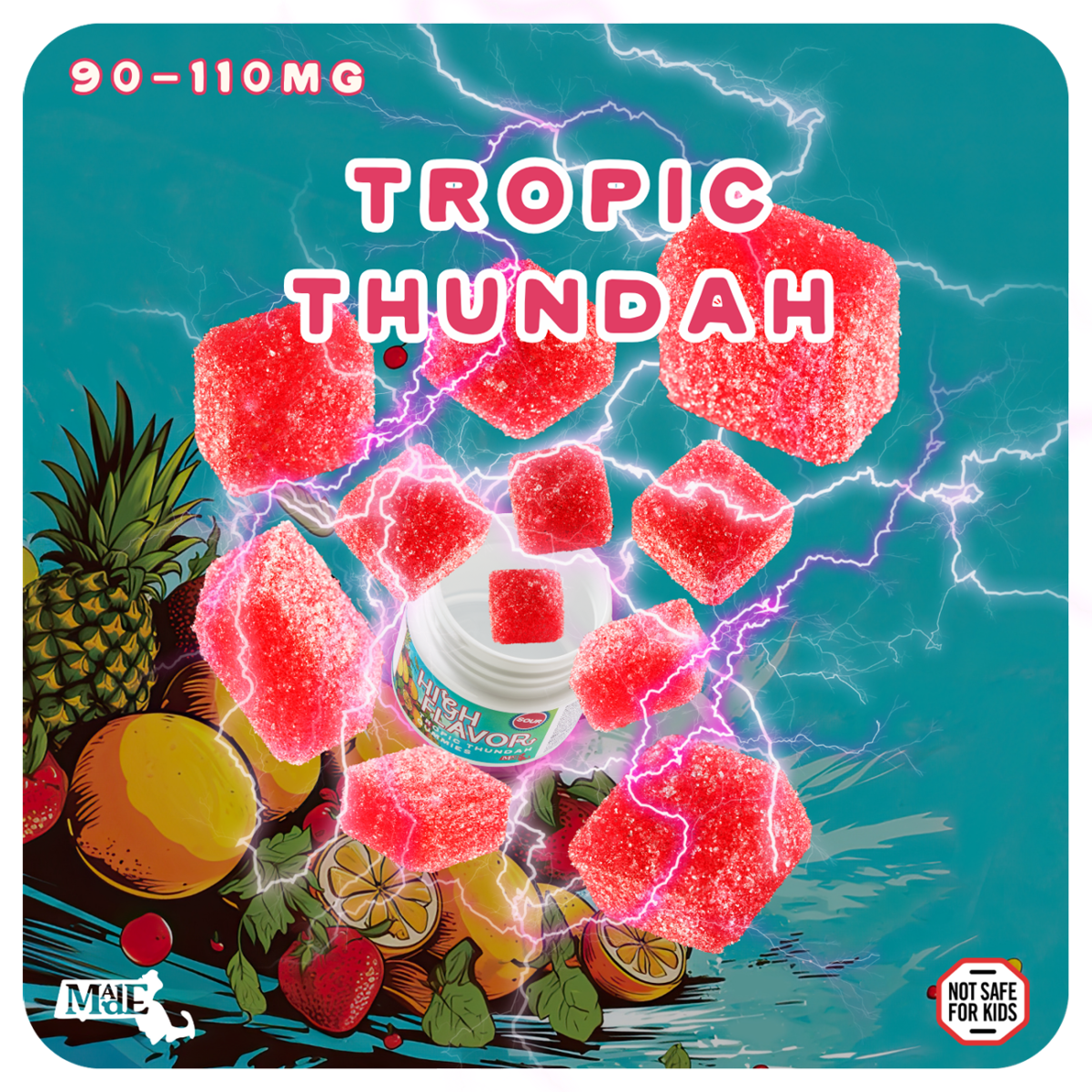 Photograph of product: Tropic Thundah Gummies | TAX INCLUDED
