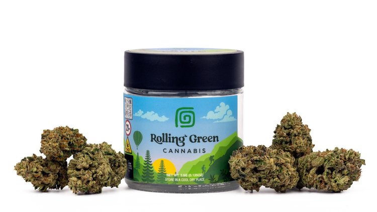 Photograph of product: Rolling Green Jar Oreoz 38 - 3.5g