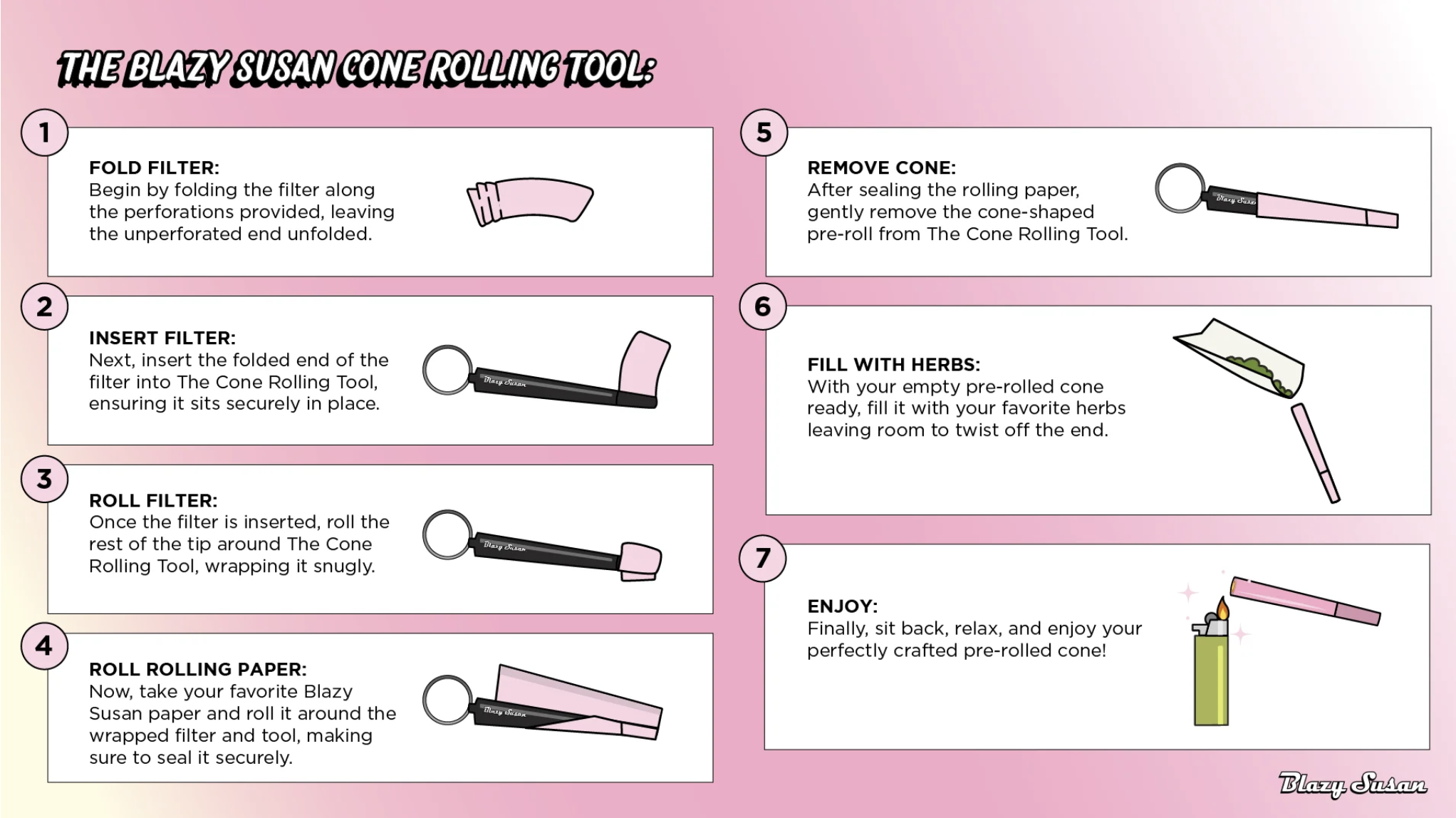 Photograph of product: BLAZY SUSAN ROLL YOUR OWN CONE KEYCHAIN