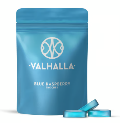 Photograph of product: Blue Raspberry | 50mg Distillate Troche | 10pk