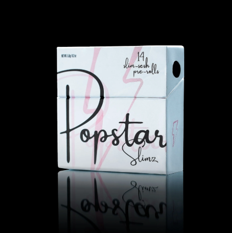Photograph of product: Popstar | Popstar Platinum | Top Shelf Cultivation Whoa-Si-Woah Pre roll