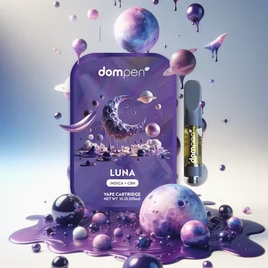 Photograph of product: DOMPEN: LUNA CBN 1G CART
