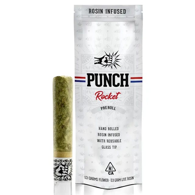 Photograph of product: Yuzu + Strawberry OGZ (S/H) 1.6g Preroll - Rocket - Yuzu + Strawberry OGZ (S/H)