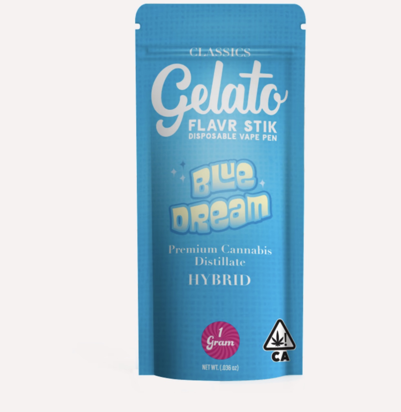Photograph of product: Gelato: Blue Dream 1G Disposable Vape (H)