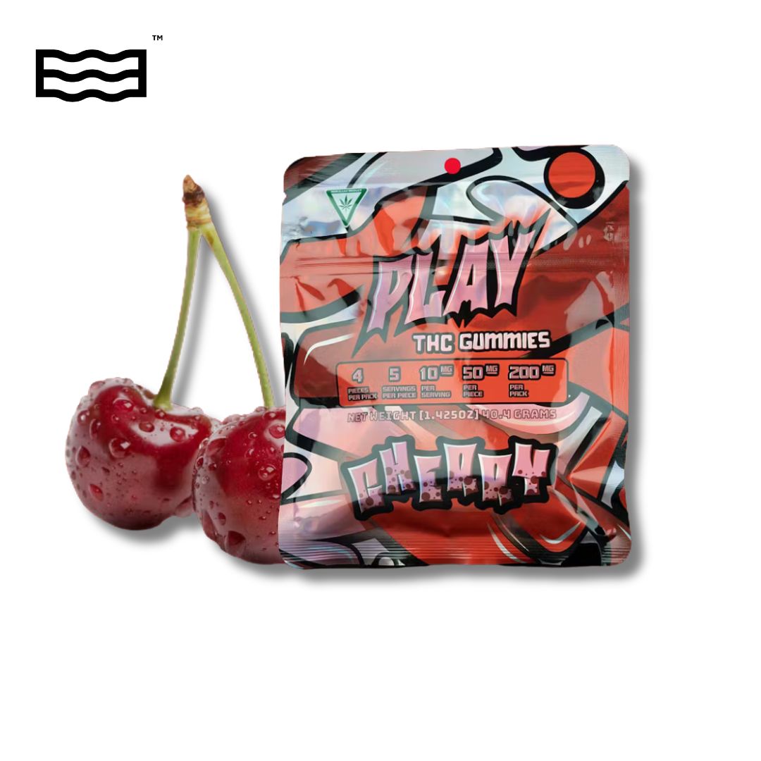Photograph of product: Play Oui'd | 200mg Gummies | Cherry