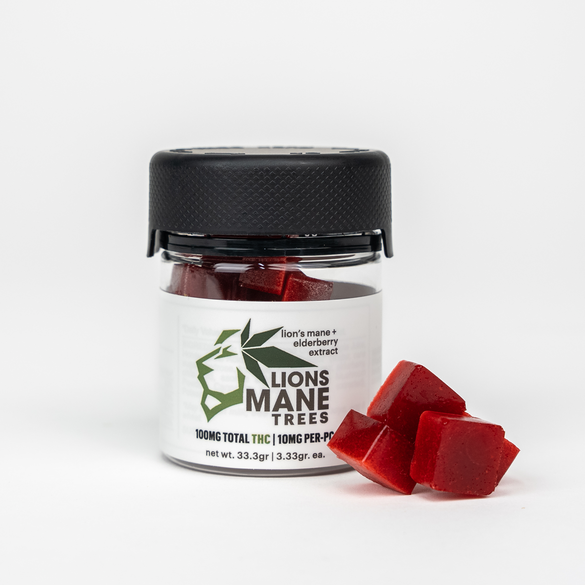 Photograph of product: Lions Mane Trees Elderberry Gummy