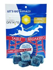 Photograph of product: Snobby Dankins - Gummies - Table Breakers - Blue Razz 100mg