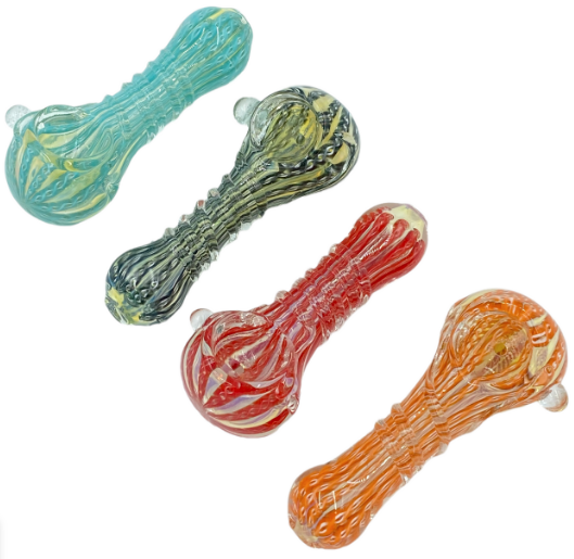 Photograph of product: Luvbuds | Pipe | 3.5" Stringer Hand Pipes | Assorted Colors