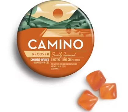 Photograph of product: Gummies - 1:1  CBG Recover - Freshly Squeezed - 100mg
