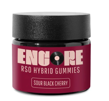 Photograph of product: ENCORE BLACK CHERRY 10PK RSO GUMMIES 100MG