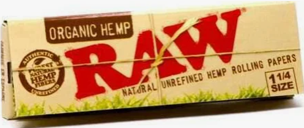 Photograph of product: Raw: Organic Hemp Slow Burning Papers King Size Slim