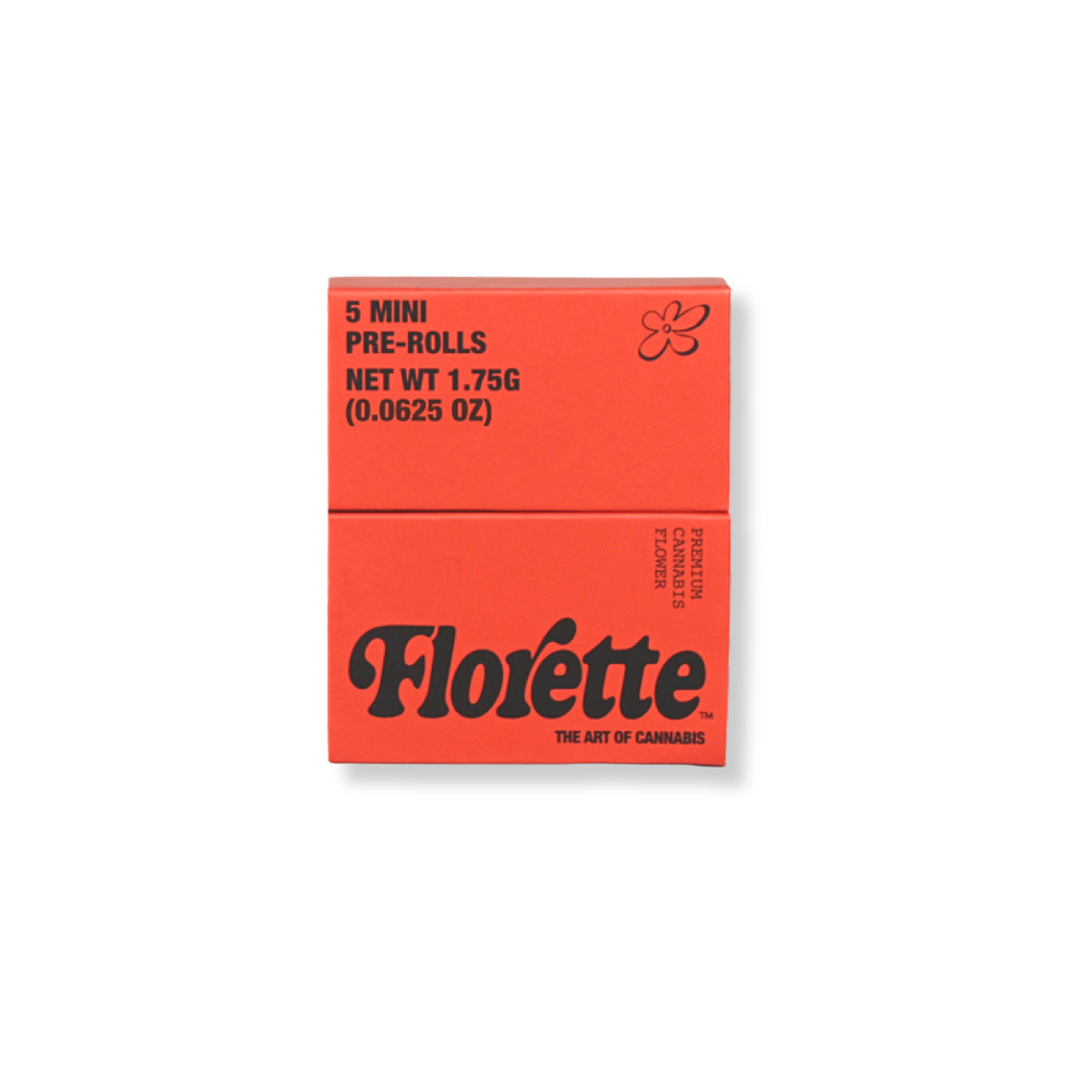 Photograph of product: Florette - Redline Haze Mini Prerolls 5pk - 1.75g