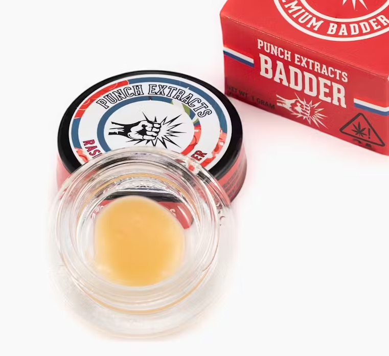 Photograph of product: Punch Extracts Raspberry Jack Badder 1g
