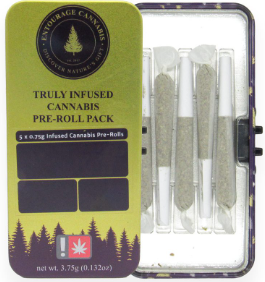 Photograph of product: Entourage Oui'd - PUNCH BREATH x SUPER RUNTZ - Infused Preroll Pack - - I