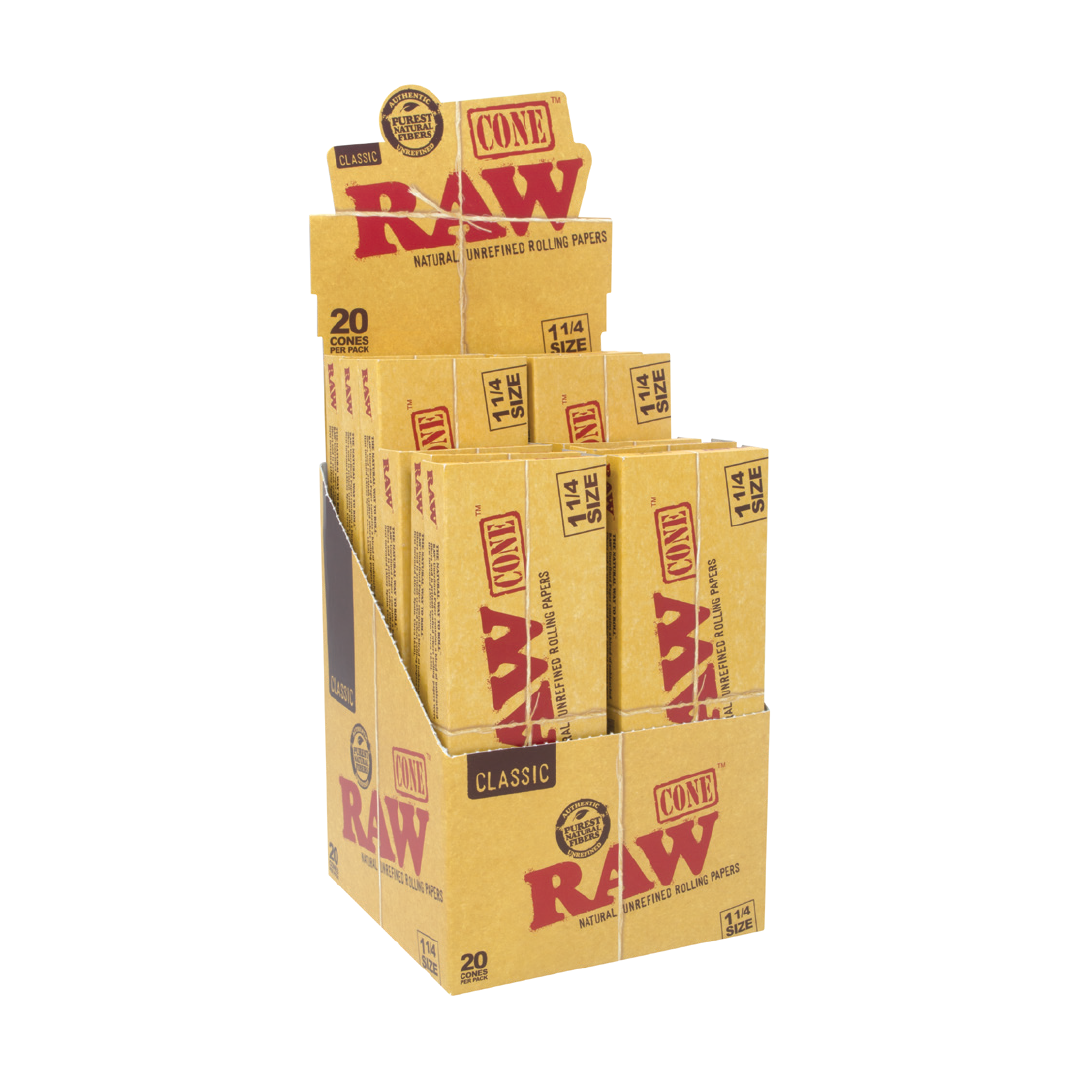 Photograph of product: Raw Regular Size Cones 20pk