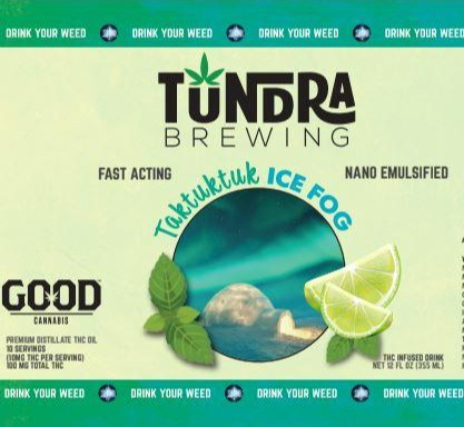 Photograph of product: Taktukuk Ice Fog (100mg) Spritzer by Tundra Brewing