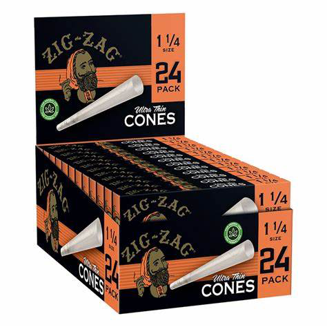 Photograph of product: Zig Zag 1 1/4 Cone 24pk