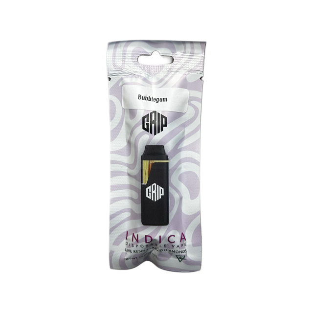 Photograph of product: Grip | Bubblegum | 2g | Live Resin x Liquid Diamonds Disposable
