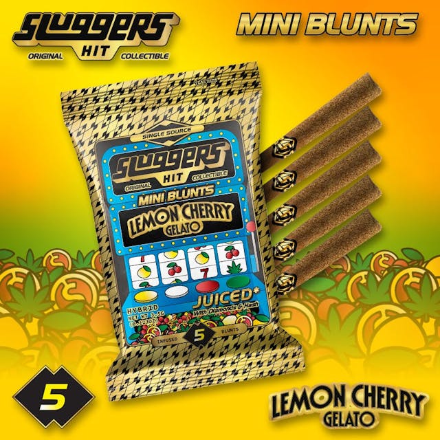 Photograph of product: 5pk Lemon Cherry Gelato Mini Blunts - 