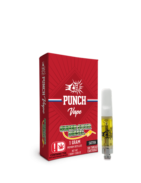 Photograph of product: Super Sour Diesel | 1g Vape Cartridge - 