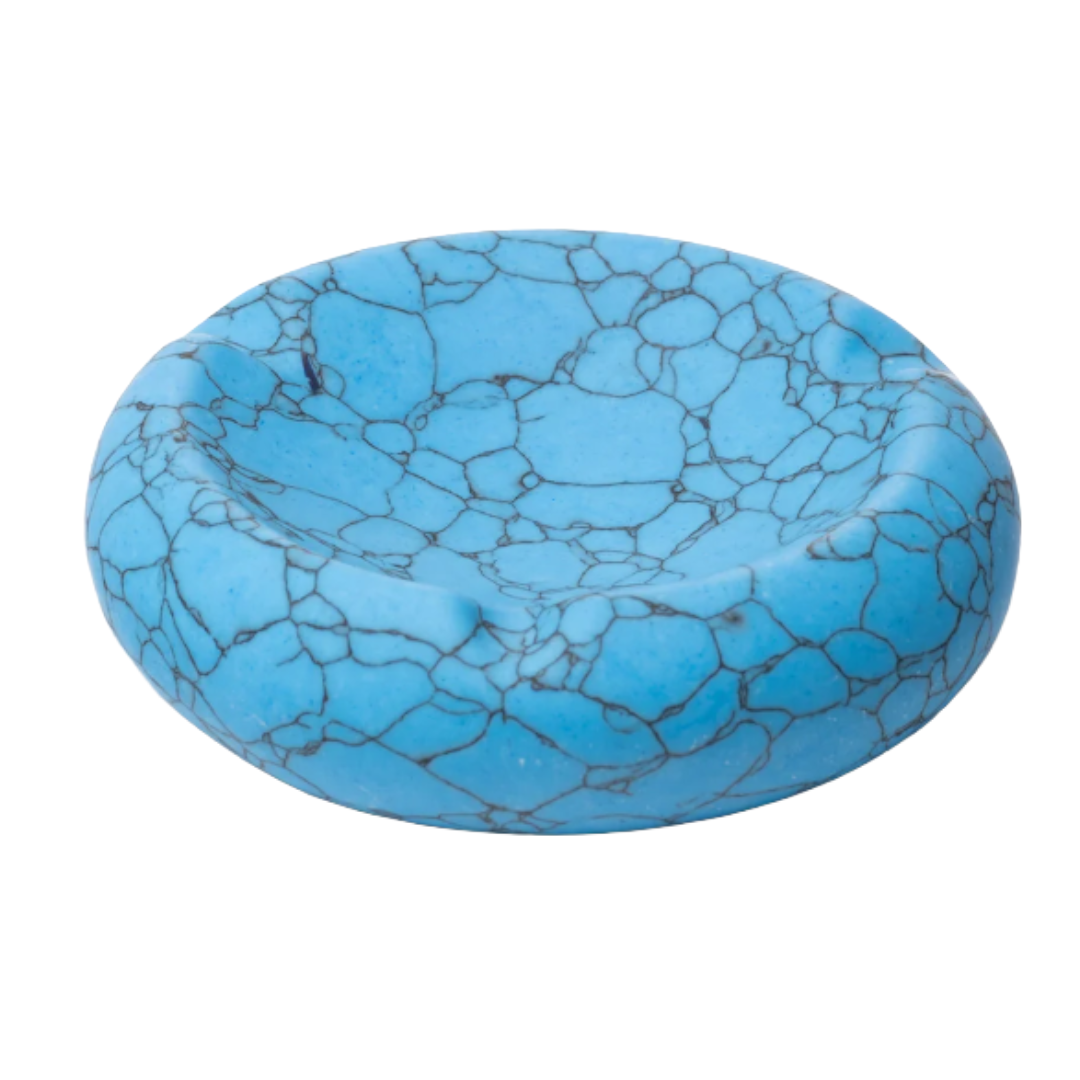 Photograph of product: ASTRAL PROJECT - HALO ASHTRAY - BLUE TURQUOISE