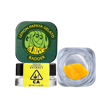 Photograph of product: Lemon Papaya Gelato Badder 1g