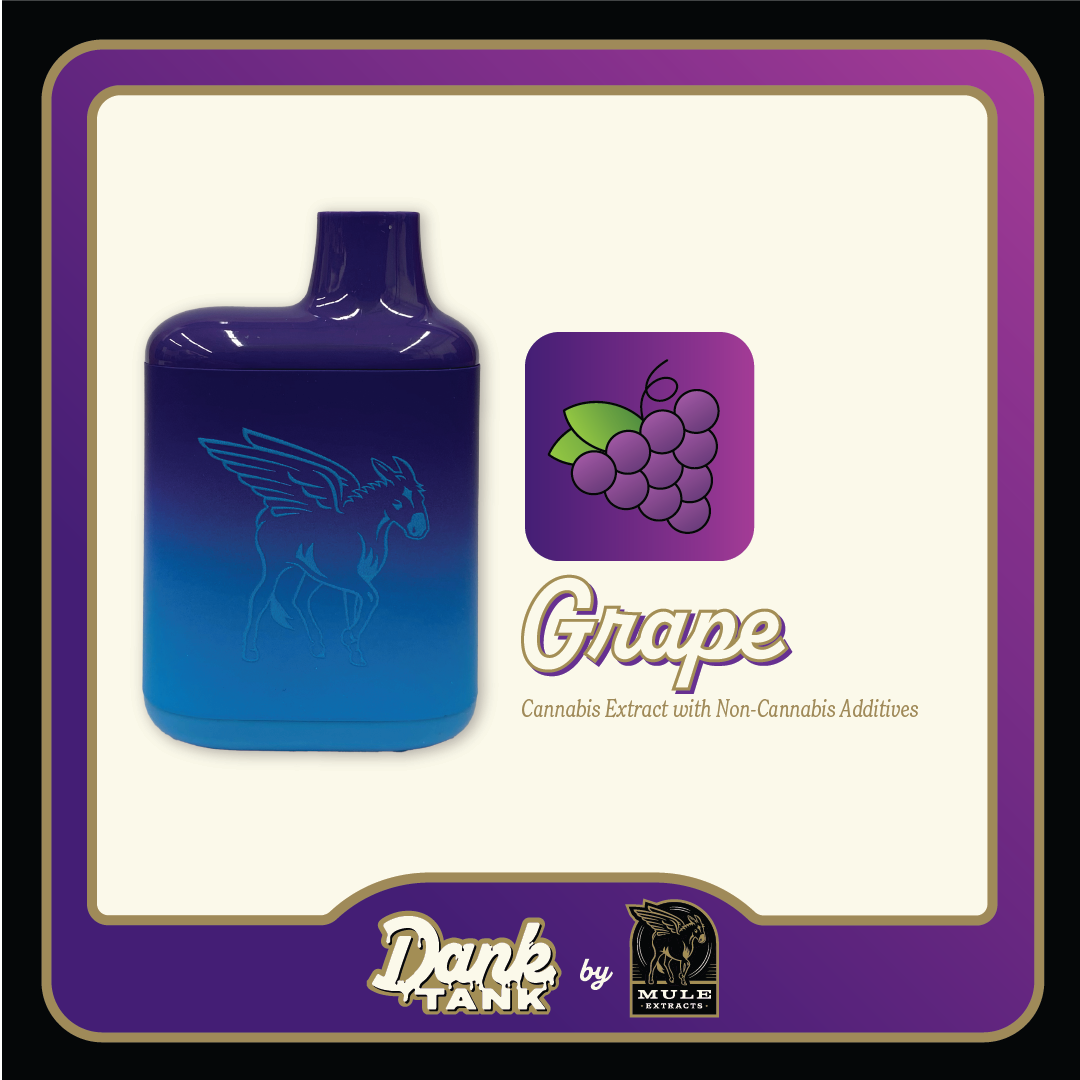 Photograph of product: Purple Grape ~ Disposable Dank Tank