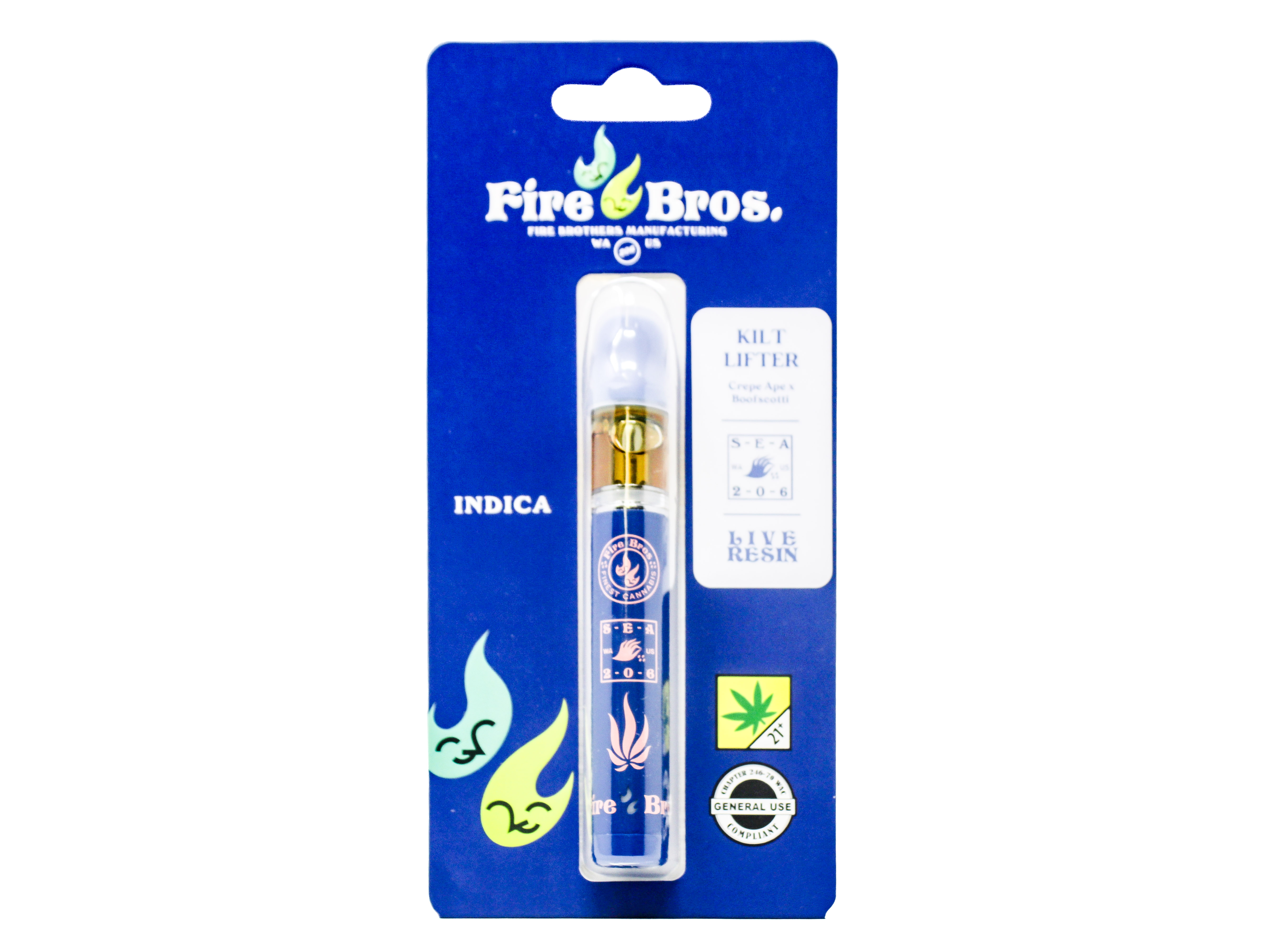 Photograph of product: FRB Kilt Lifter Live Resin Disposable Cart 50755