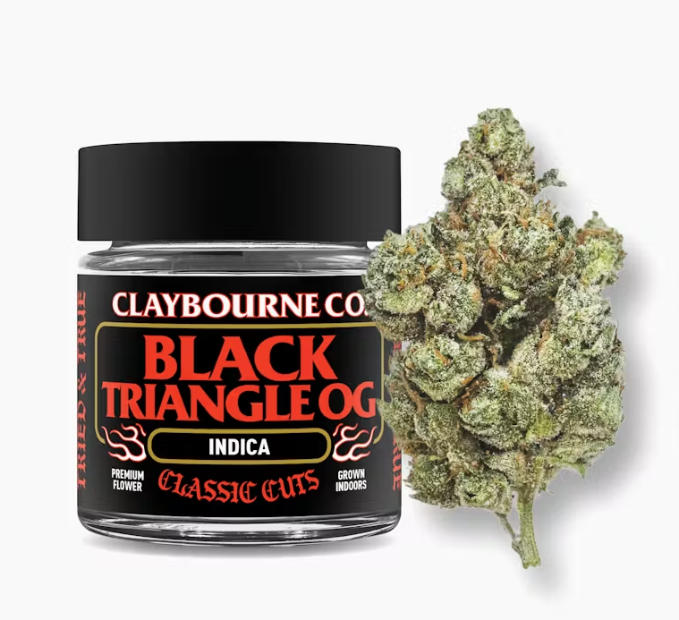 Photograph of product: BLACK TRIANGLE OG | 3.5G
