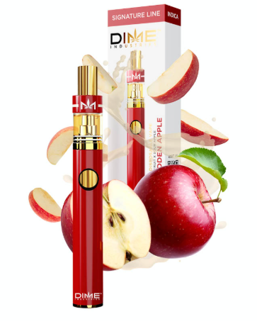 Photograph of product: DIME - Signature Line AIO Vape | Forbidden Apple