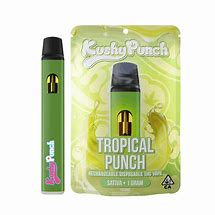 Photograph of product: Kushy Punch - Tropical Punch - Disposable Vape