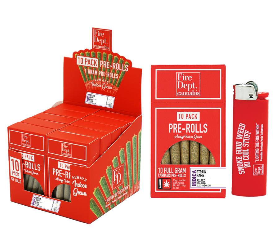 Photograph of product: Fire Dept. | 10 One Gram | Pack MAC