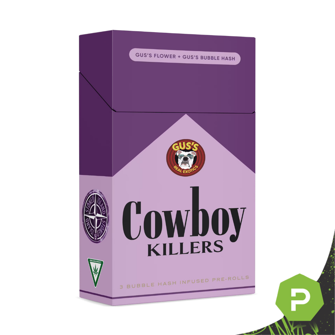 Photograph of product: Cowboy Killers Bubble au chocolat Infused 3pk | Stoned Island