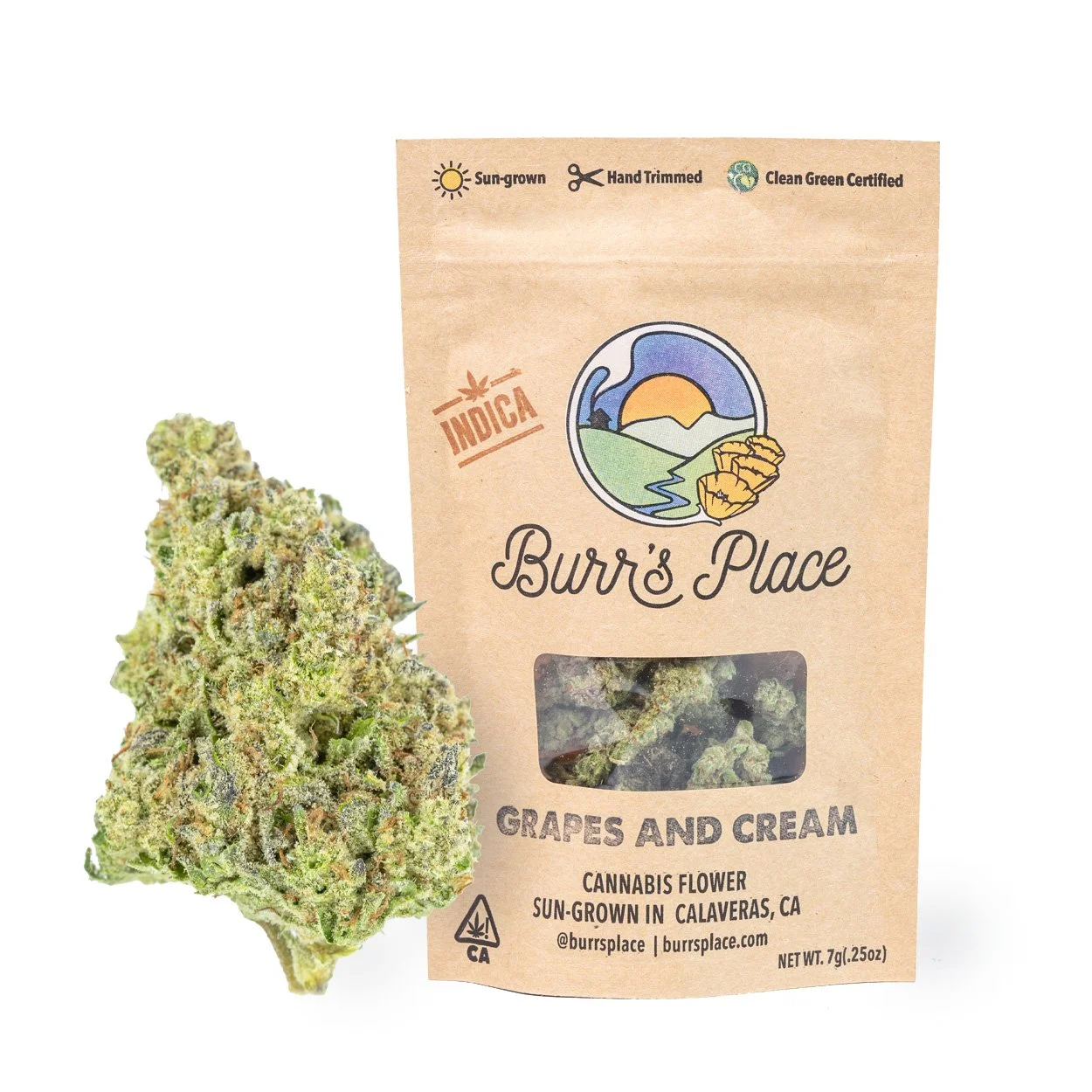 Photograph of product: Grapes And Cream (I) | 7g Sungrown Flower