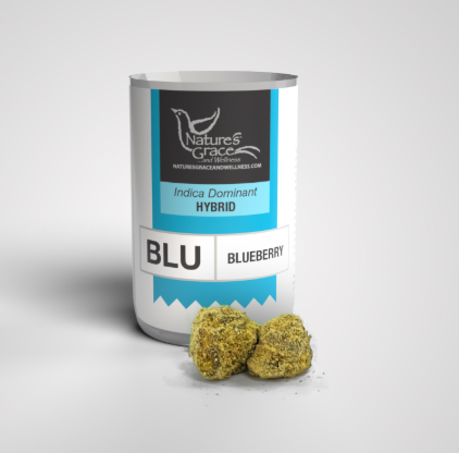 Photograph of product: Flower - Nature's Grace & Wellness - Blueberry (IH) - 3.5g