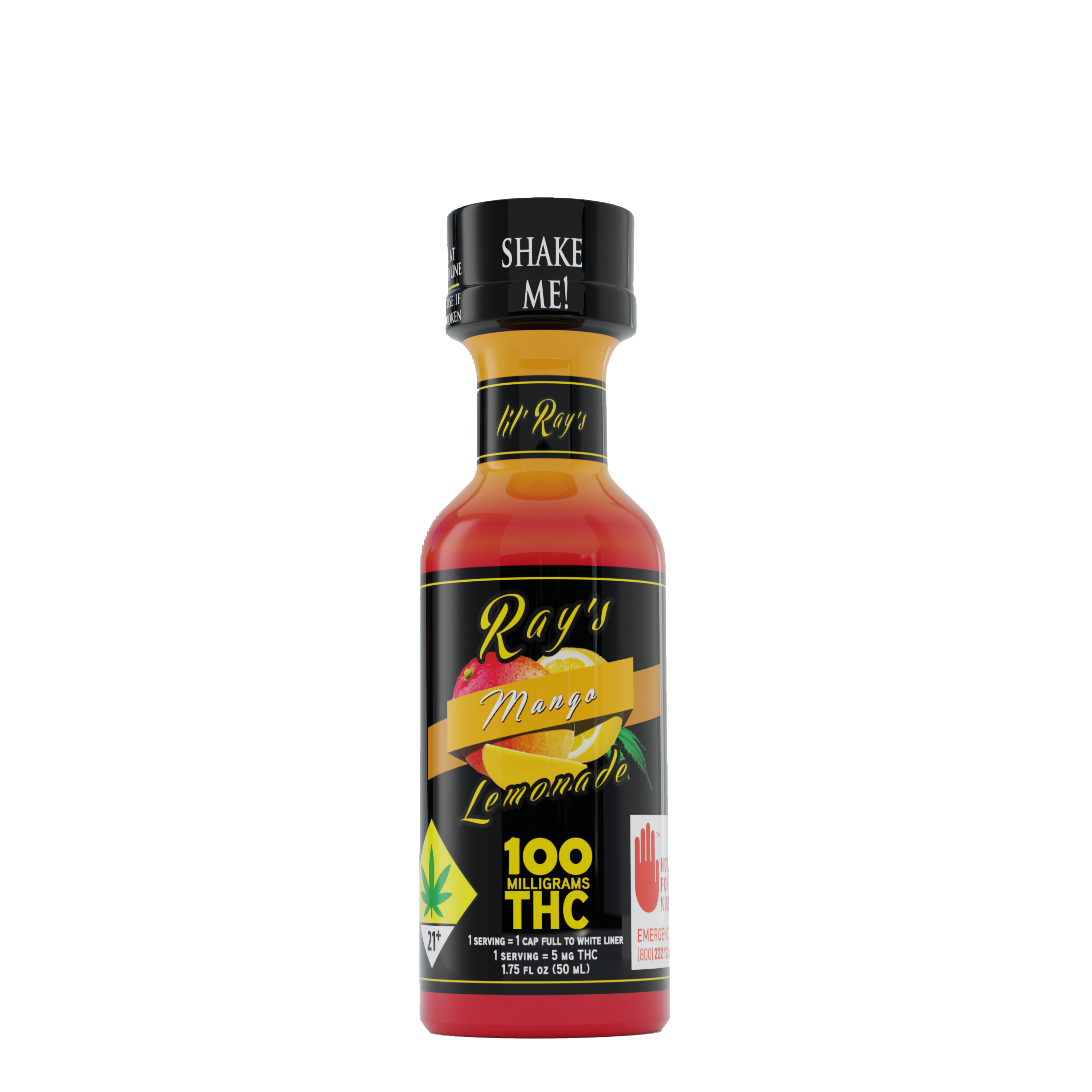 Photograph of product: DP Lil' Ray's Lemonade 100mg Mango