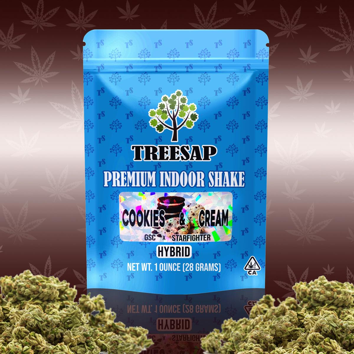 Photograph of product: Treesap - Cookies & Cream (Hybrid) Shake 28g