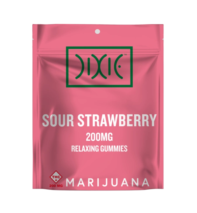 Photograph of product: Sour Strawberry Relaxing Gummies 10pk