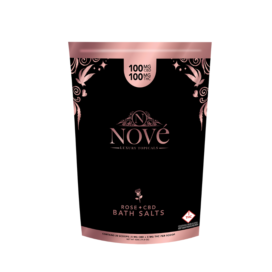 Photograph of product: Nove - Rose + CBD Bath Salts