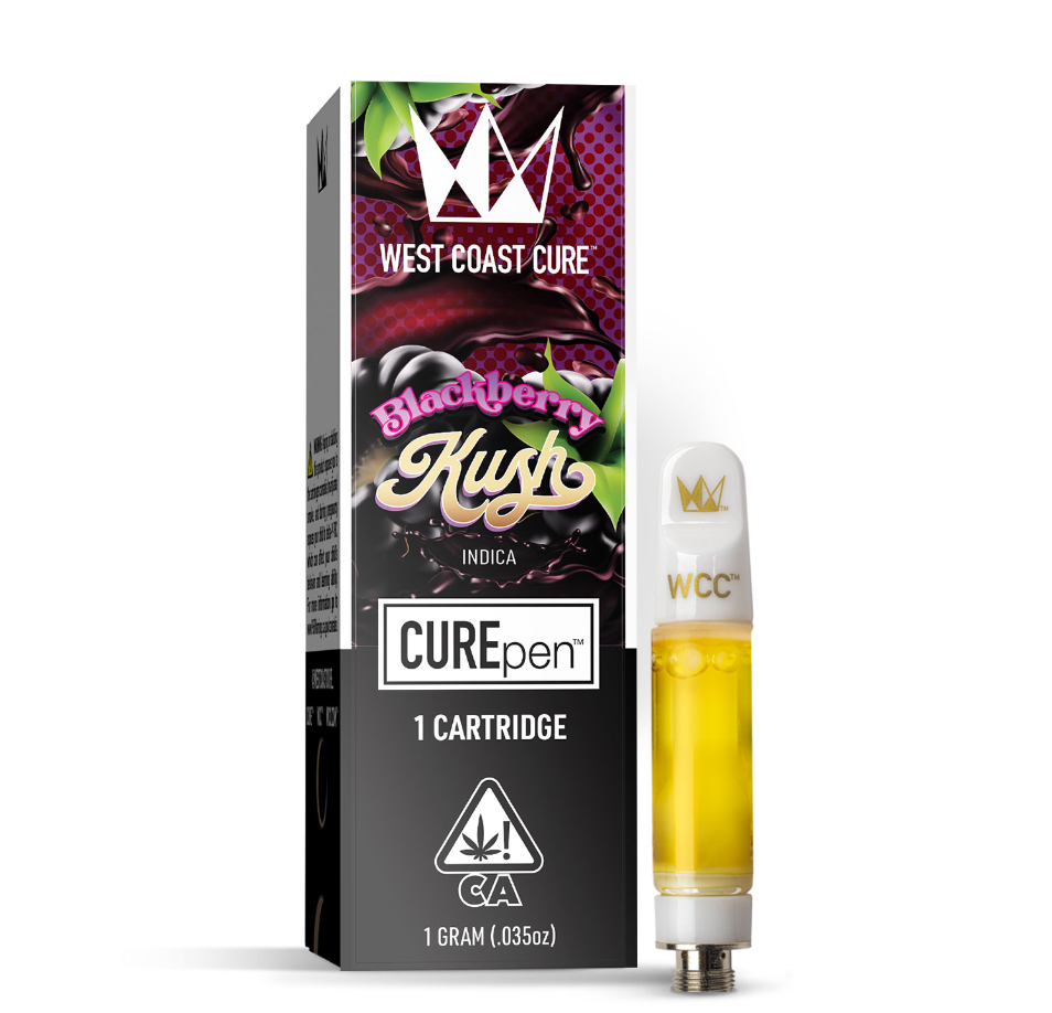 Photograph of product: WCC Blackberry Kush CUREpen Cart 1g