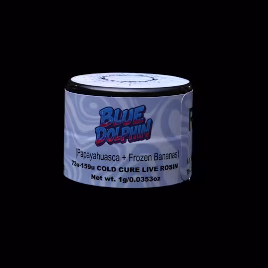 Photograph of product: Rosin Tech | Blue Dolphin | Green Label Cold Cure Rosin